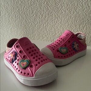 Skechers Kids Pink Slip-On Sneakers